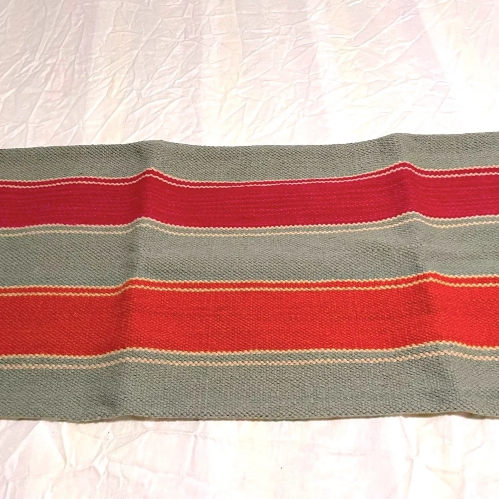 New Pottery Barn Bold Stripe Kilim Lumbar Pillow Cover, 14 X 36”